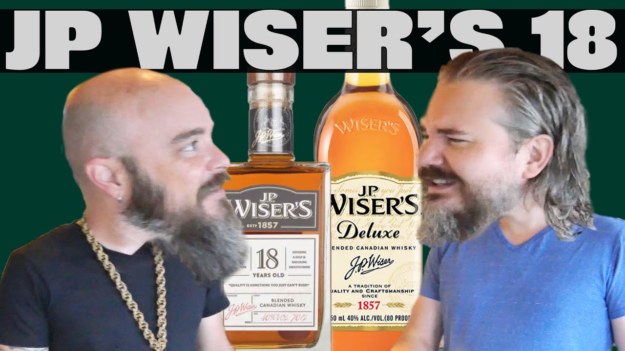JP Wiser's 18 with J.P. Wiser's Deluxe Comparison.