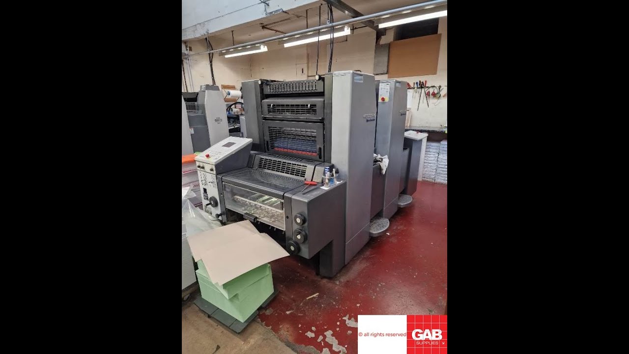 Heidelberg Speedmaster SM 52 2 two color offset printing machine for sale   Gab Supplies Ltd   2000