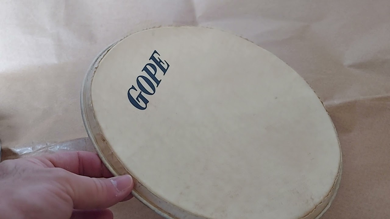 Pele / Couro Gope 10 polegadas para pandeiro de chorinho ou orquestra.