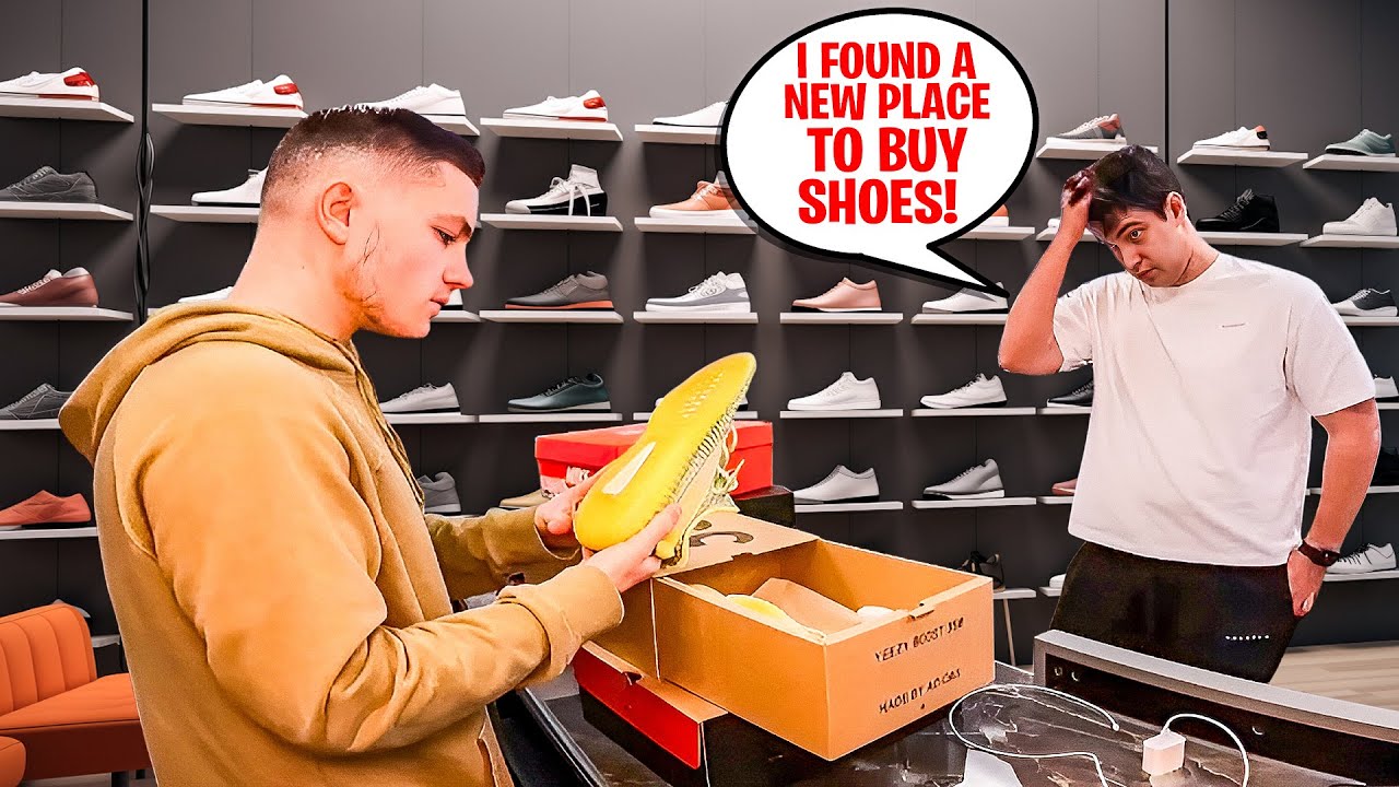 He Found A New Place To Buy His Shoes!