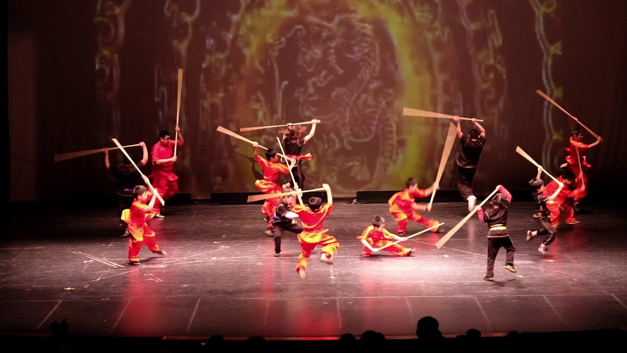 2020-01-18 Evergreen Wushu at Chinese New Year Show, Part 1