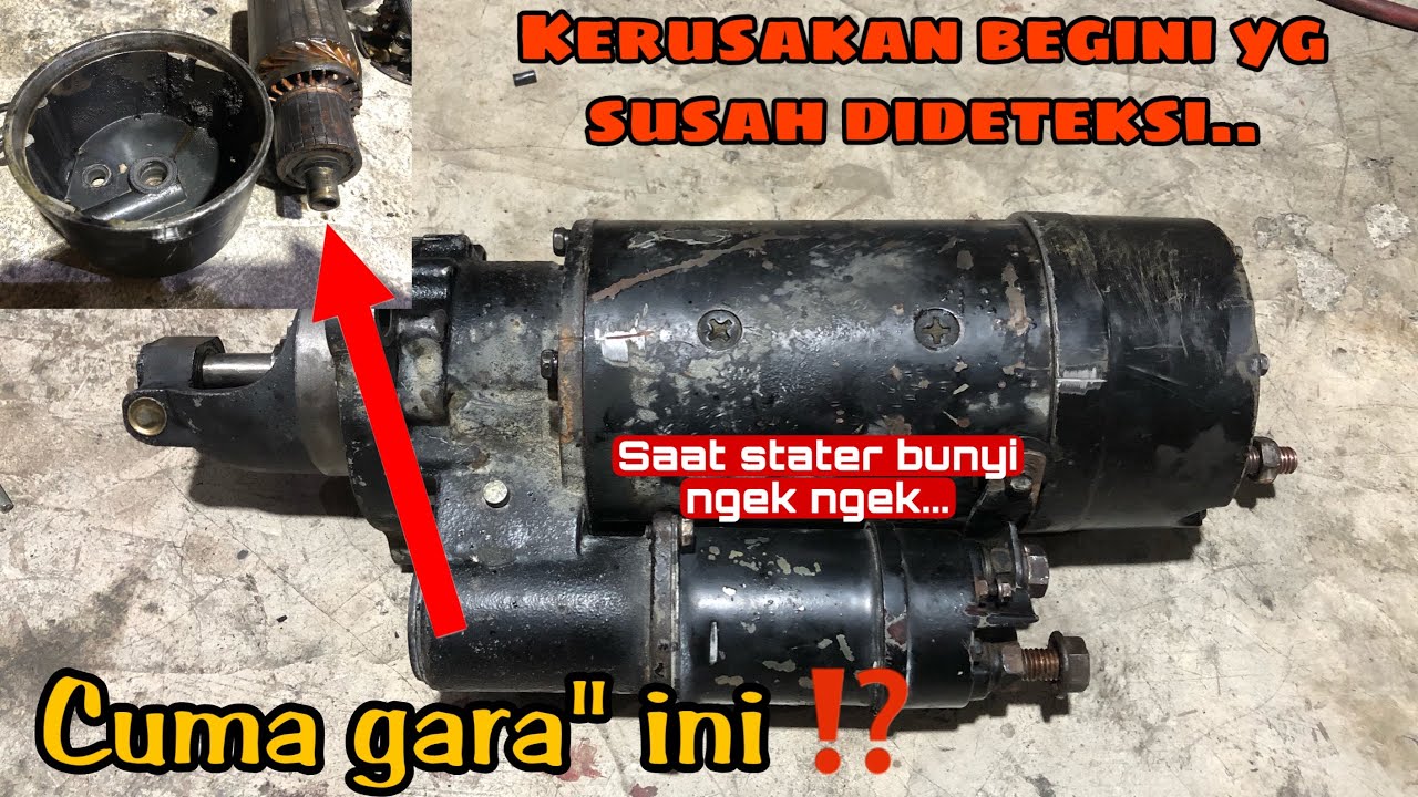 PERBAIKAN DINAMO STATER ALAT BERAT LOADER CAT 🚜
