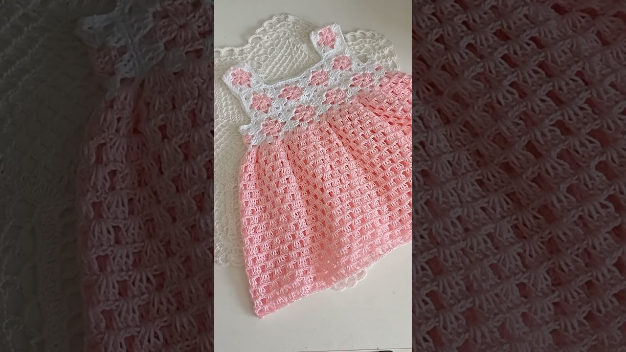 Te Encantara😍Teje Bello Vestido F&aacute;cil y R&aacute;pido! Nuevo Patr&oacute;n de Ganchillo👌#crochet #ganchillofacil