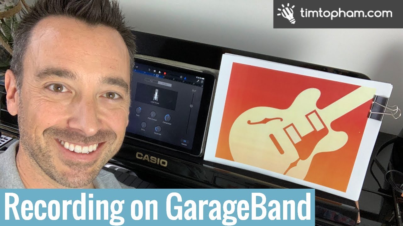 Как записать живое фортепиано в GarageBand для iPad