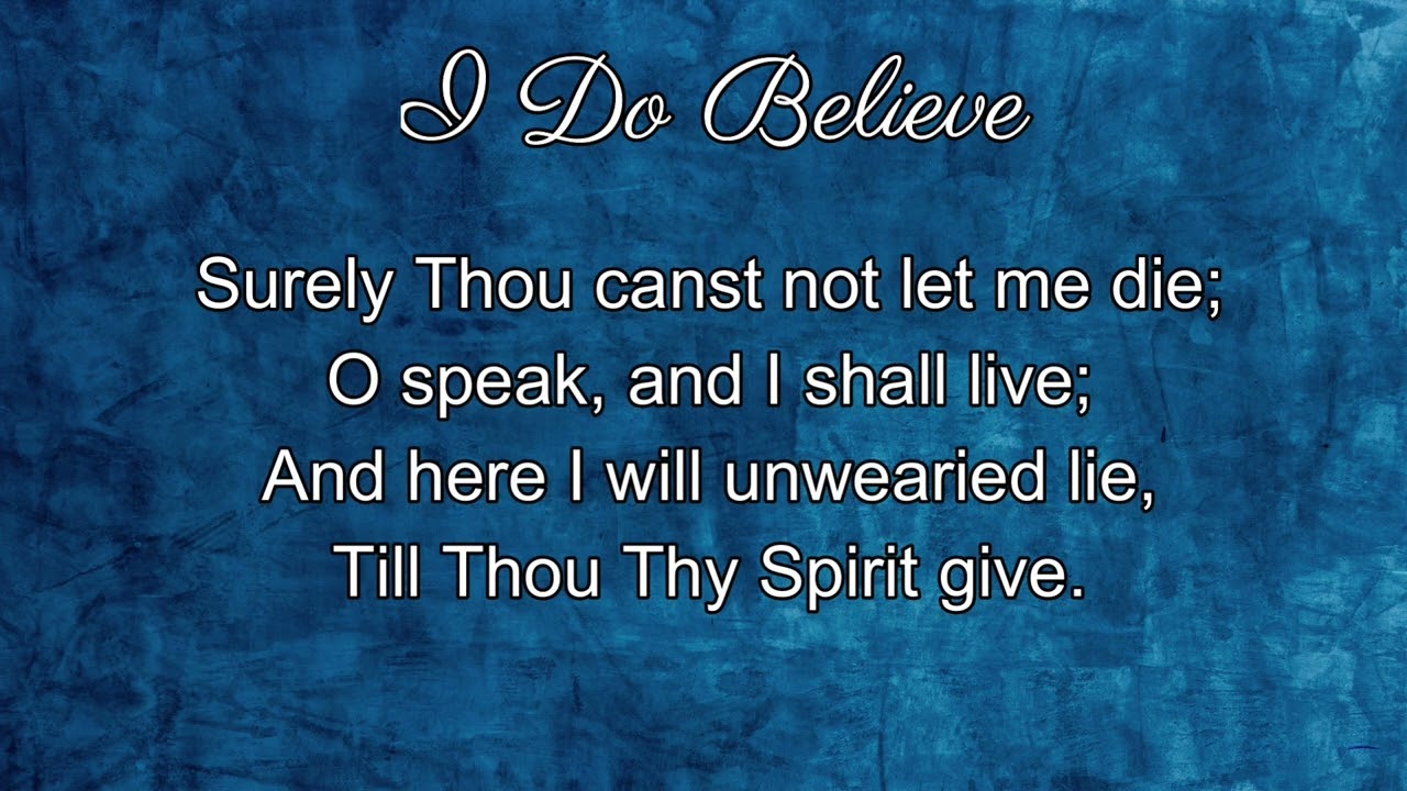 486 – I Do Believe