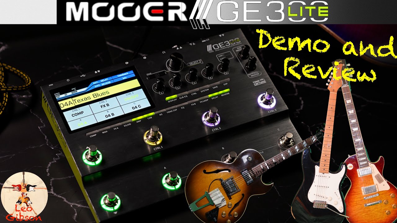 Mooer GE 300 Lite: Demo and Review (tested with both rock and jazz oriented tones!!!)