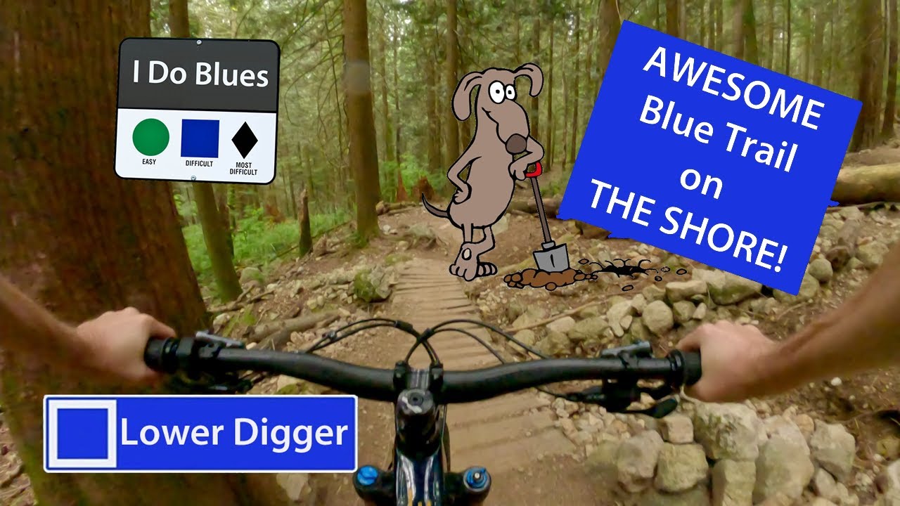 DIGGER is the BEST blue trail on Fromme!!