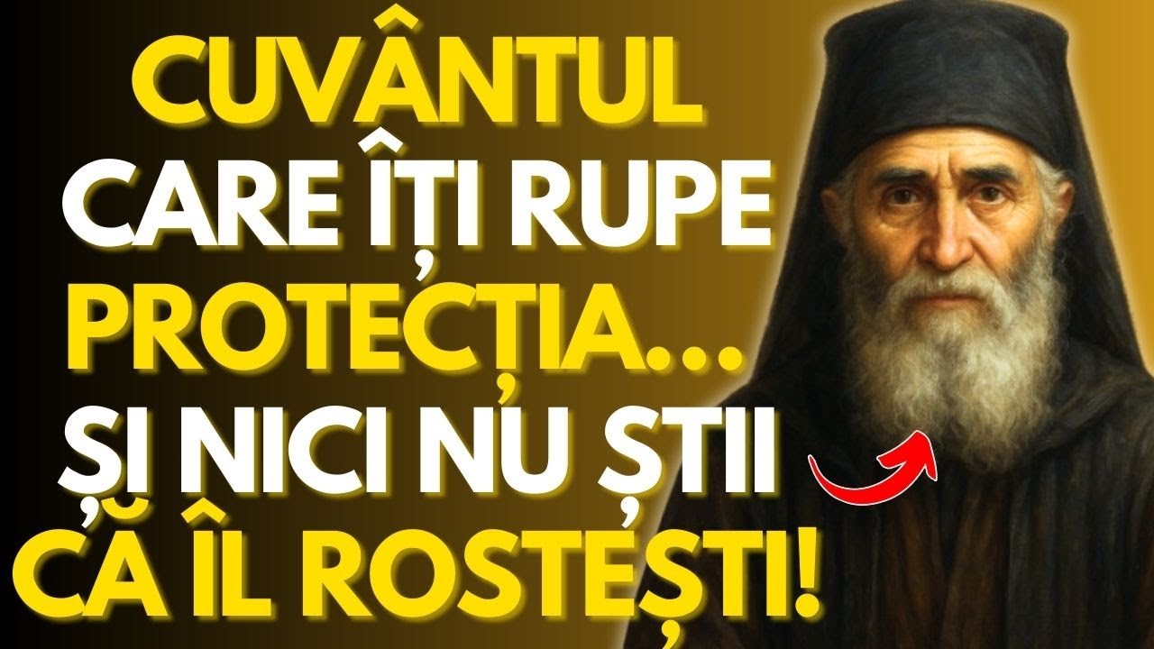 ⚠️ Sfântul Paisie SPUNE: NU rosti ASTA când ești SINGUR — deschide o UȘĂ SPRE RĂU fără să știi!