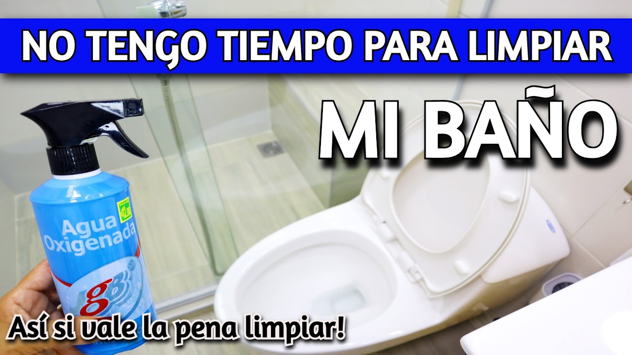 💜 Tu baño está sucio y no sabes por dónde empezar? Aquí te enseño 5 pasos p/ mantenerlo limpio 24/7