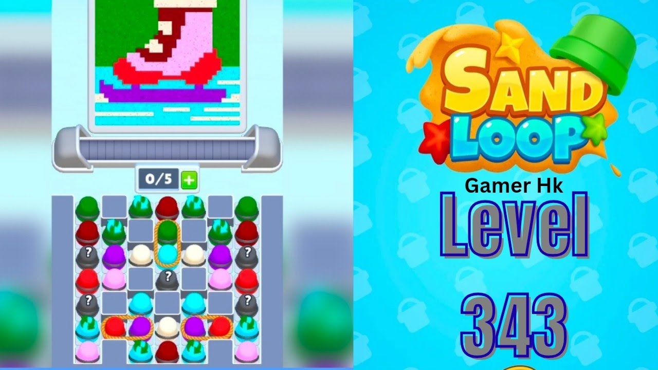 Sand loop level 343 Walkthrough Solution 