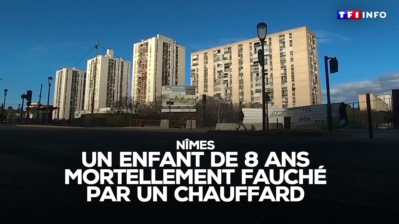 Nîmes : un enfant de 8 ans mortellement fauché par un chauffard｜TF1 INFO