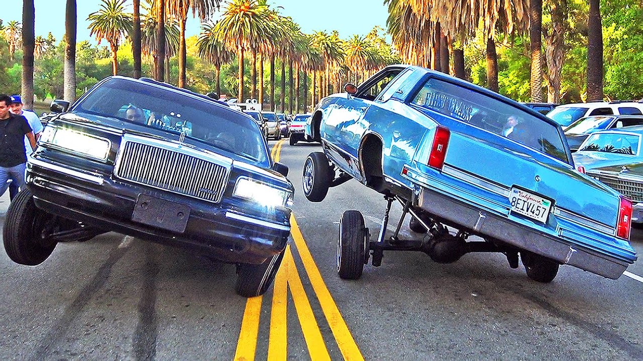 Lowrider Cars TAKE OVER Elysian Park in California