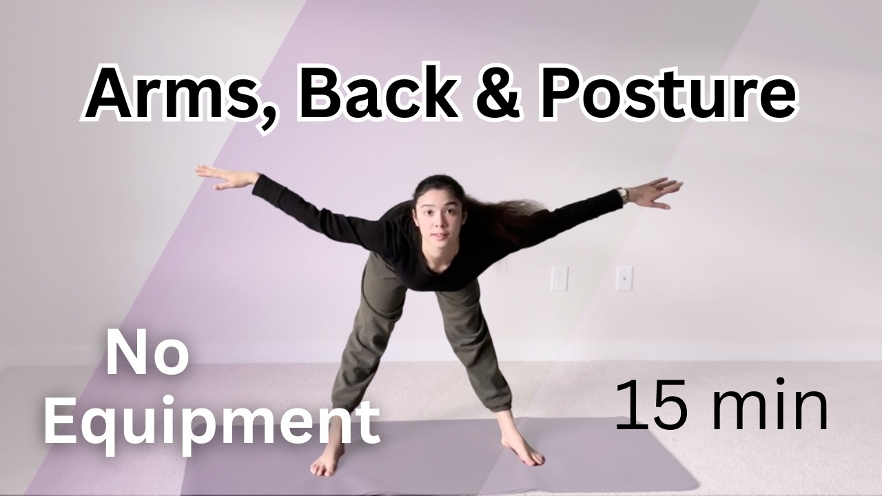 Easy Low-Impact Posture, Upper Back & Shoulders Workout at Home | Day 12 (15 min, No Equipment)