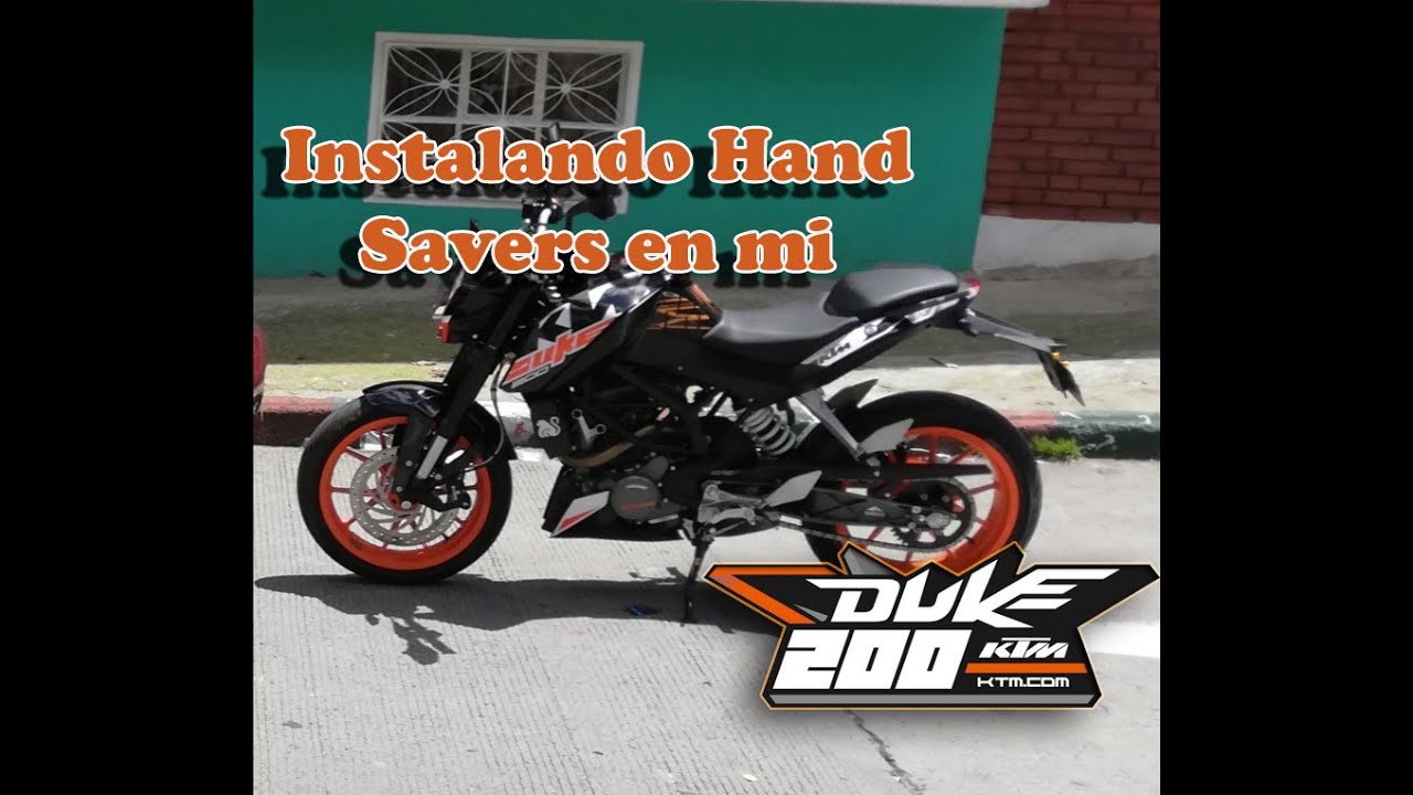 Instalando Hand Savers en mi KTM Duke 200