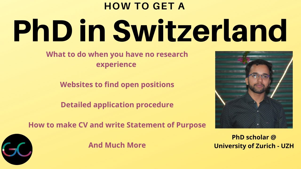PhD in Switzerland - Detailed Discussion | Gate Chemistry |