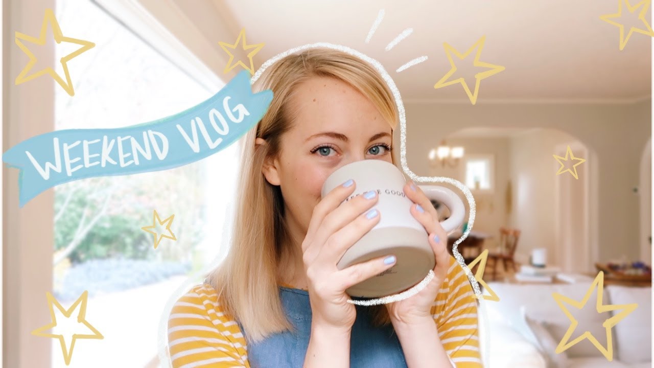 PLANTS, BOOKS, & LAUGHS || A cozy weekend vlog