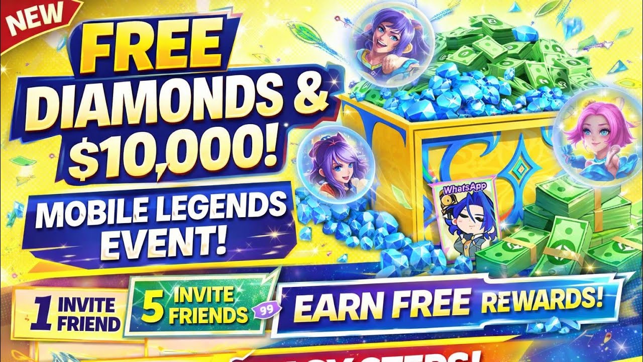 FREE DIAMONDS & $10,000 EVENT 😱 Is This REAL or FAKE? | Mobile Legends Giveaway