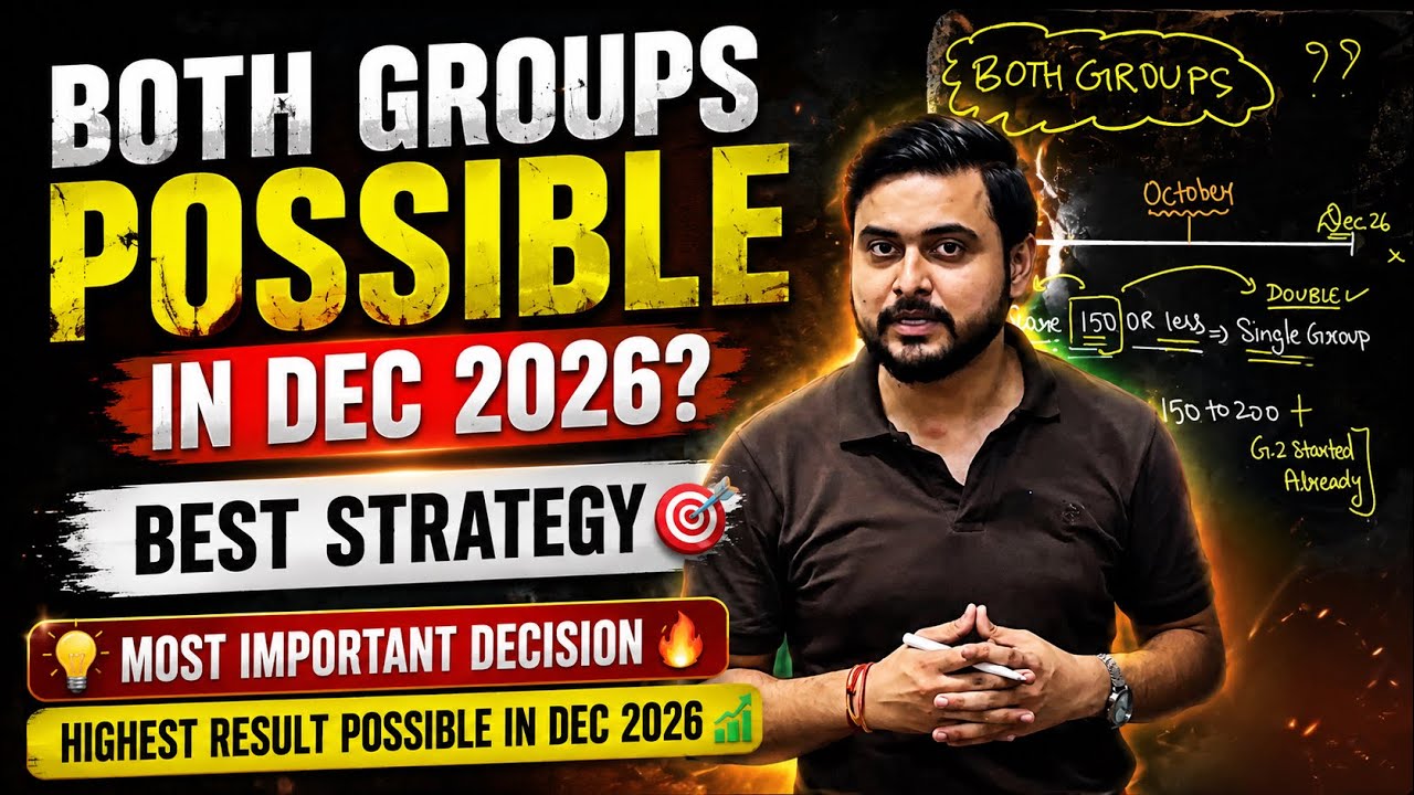 Planning Both Groups in Dec 2026 ? Watch this CMA Inter Dec 2026