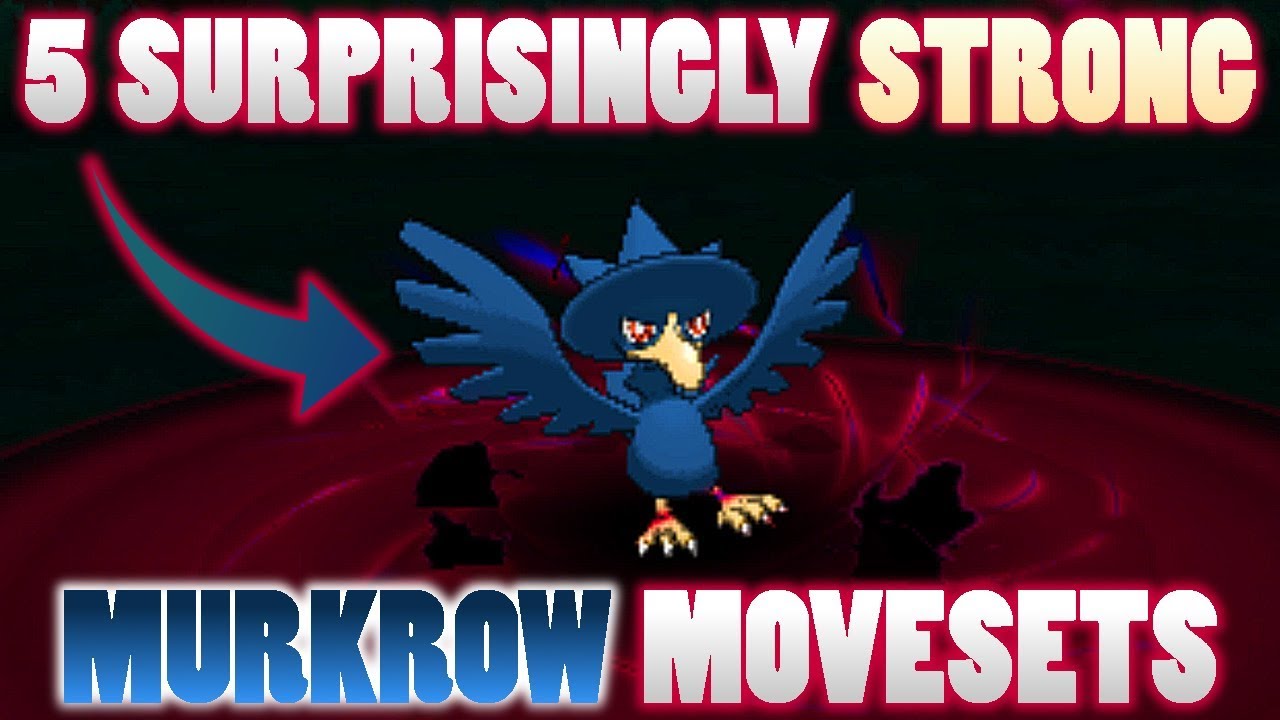 5 Surprisingly Strong Murkrow Movesets In Pokemon Ultra Sun and Moon