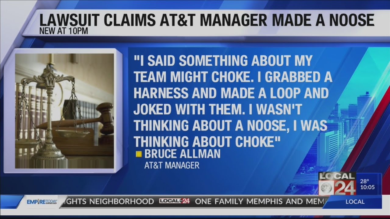 Former warehouse employees sue AT&T, claiming a white supervisor threw a noose at a black manager