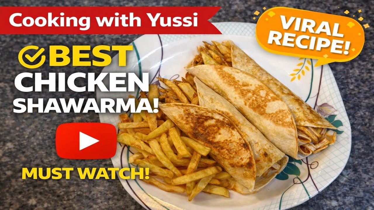 Chicken Shawarma Wrap 😍 | Iftar ke liye Restaurant Style | Ramadan Recipe