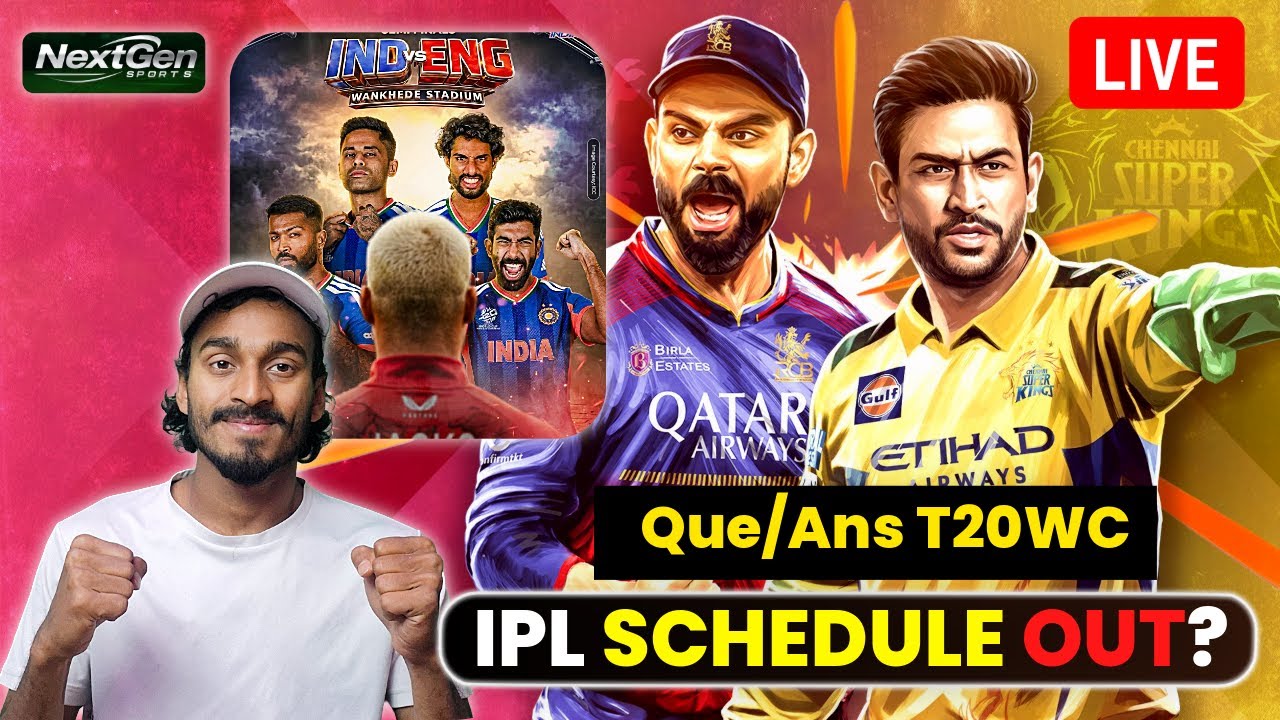 🔴LIVE Que/Ans : Good News RCB Fans,RO Ko Fans🙏Varun Chakravarty To Drop?, Semifinal शुरू🤯