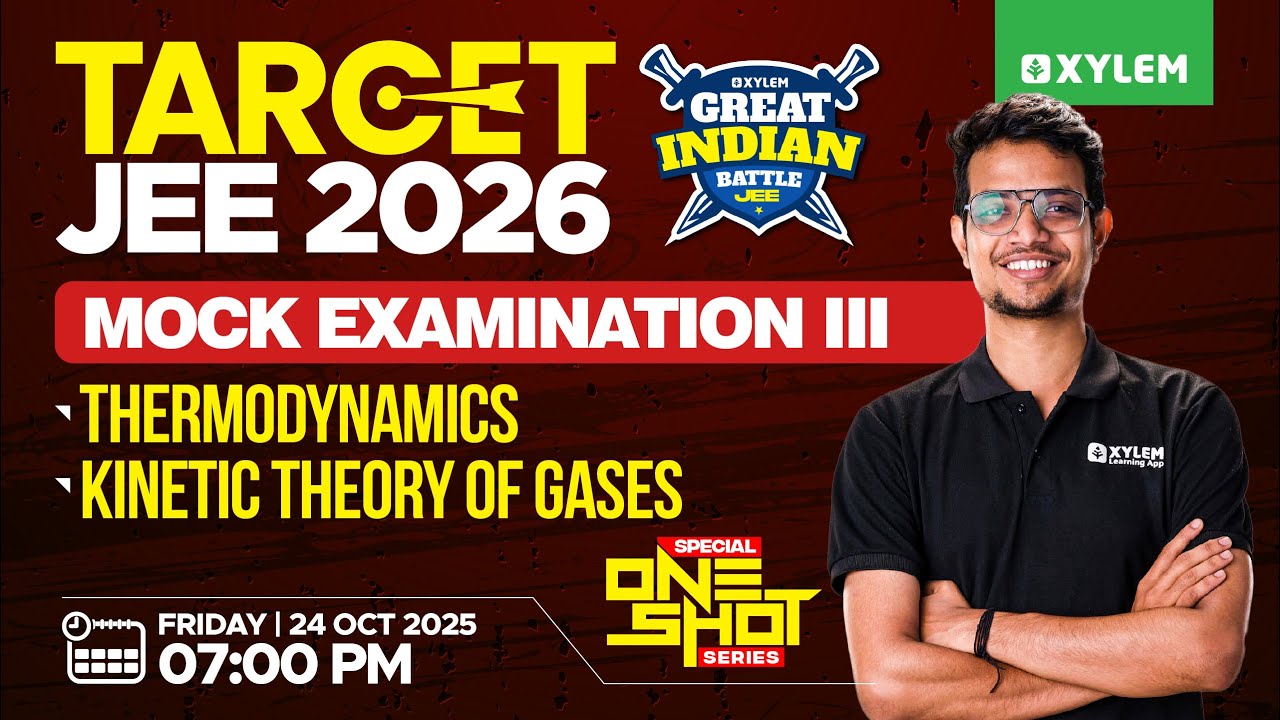 Target JEE 2026: GIB - III | Special One-Shot Series - Thermodynamics & Kinetic Theory Of Gases |