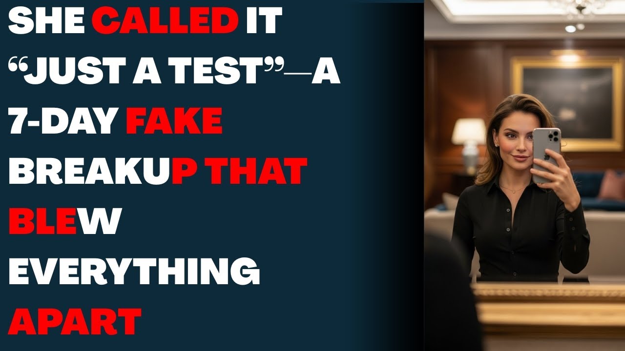 She Called It “Just a Test”—A 7-Day Fake Breakup That Blew Everything Apart