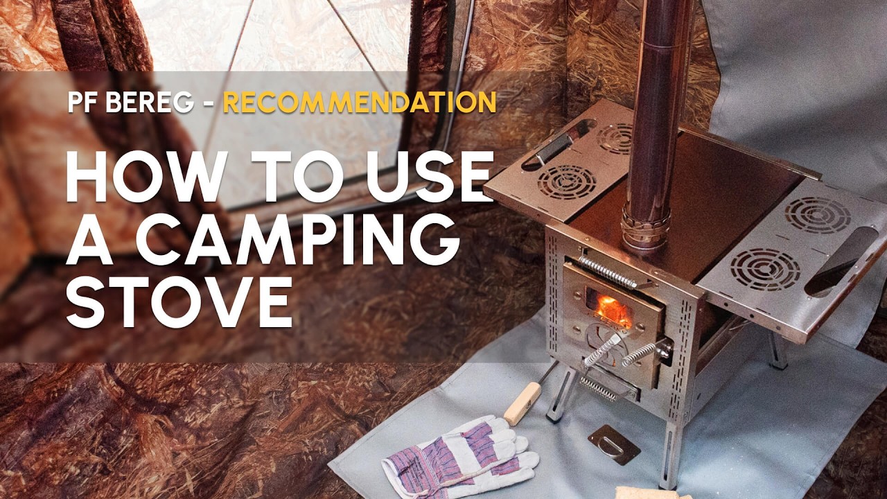 PF Bereg Wood Stove Atom Small | How to install a wood stove in a tent