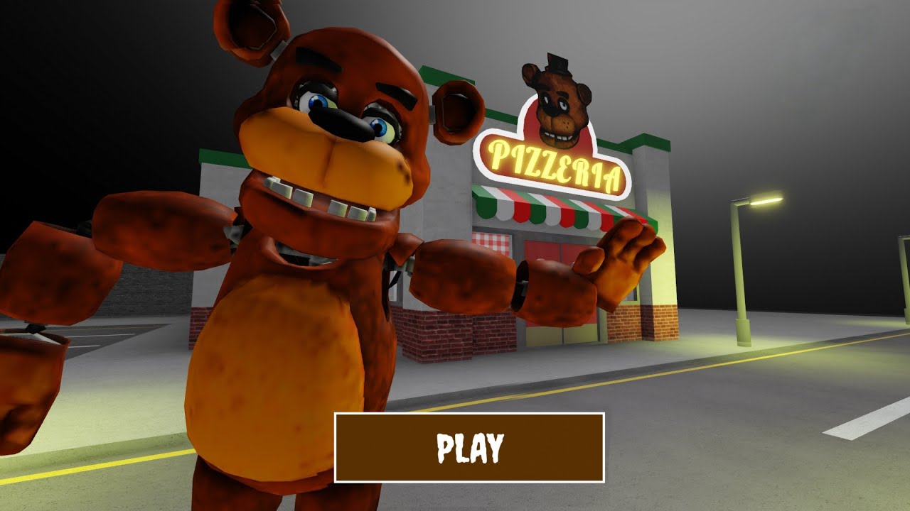 FREDDY'S PIZZERIA RUN! (OBBY) = ROBLOX #roblox #games #gamingvideos