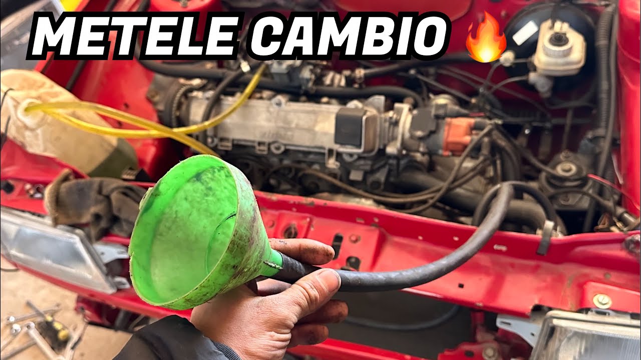 FRENOS, ACEITE A LA CAJA, y PUESTA EN MARCHA al FIAT UNO SCR 🤯