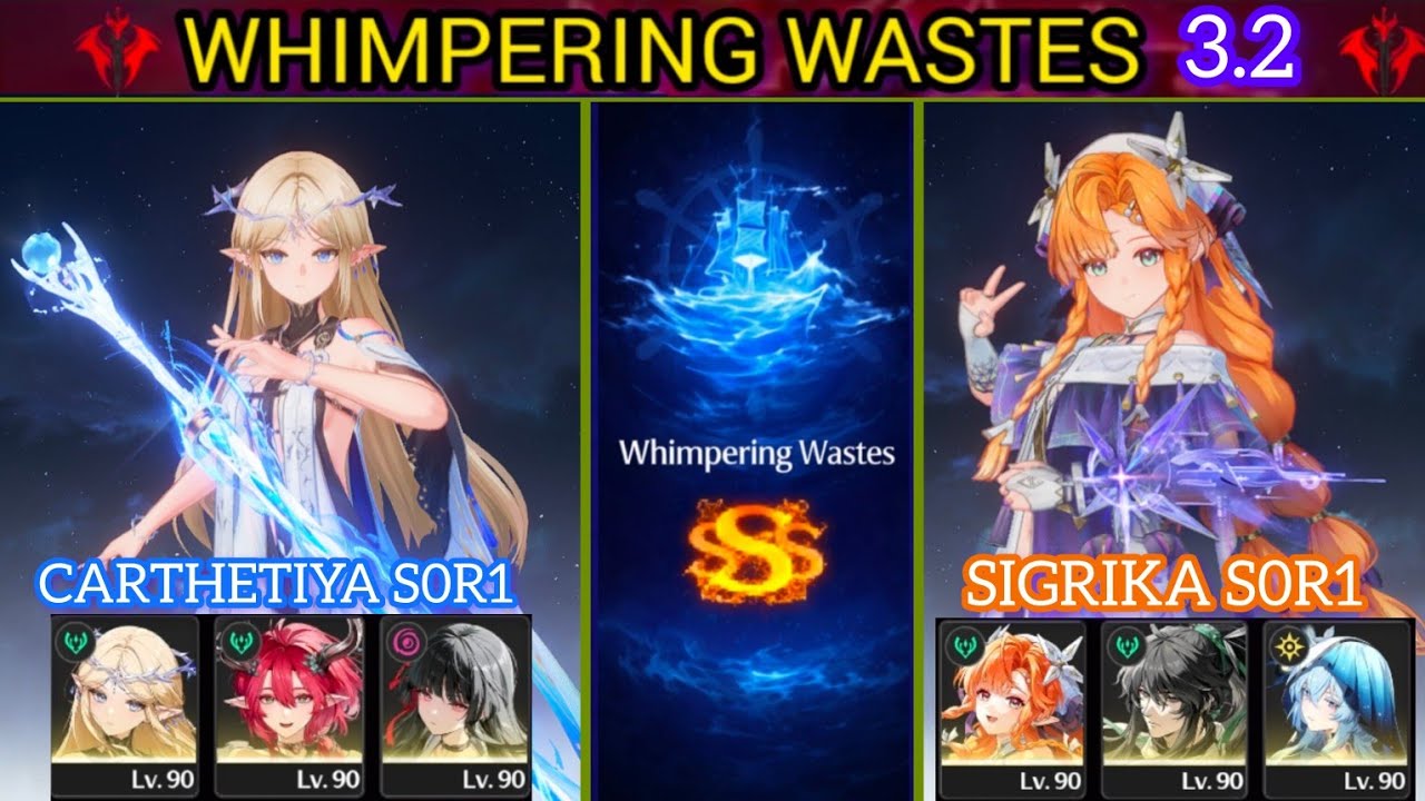 [WHIWA 3.2]S0R1 Carthetiya/ S0R1 Sigrika- SSS Whimpering Wastes 3.2 Infinite Torrents Wuwa