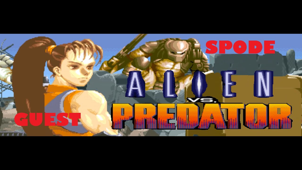 Alien vs. Predator (MAME) Two Players Longplay: Linn Kurosawa & Predator Hunter