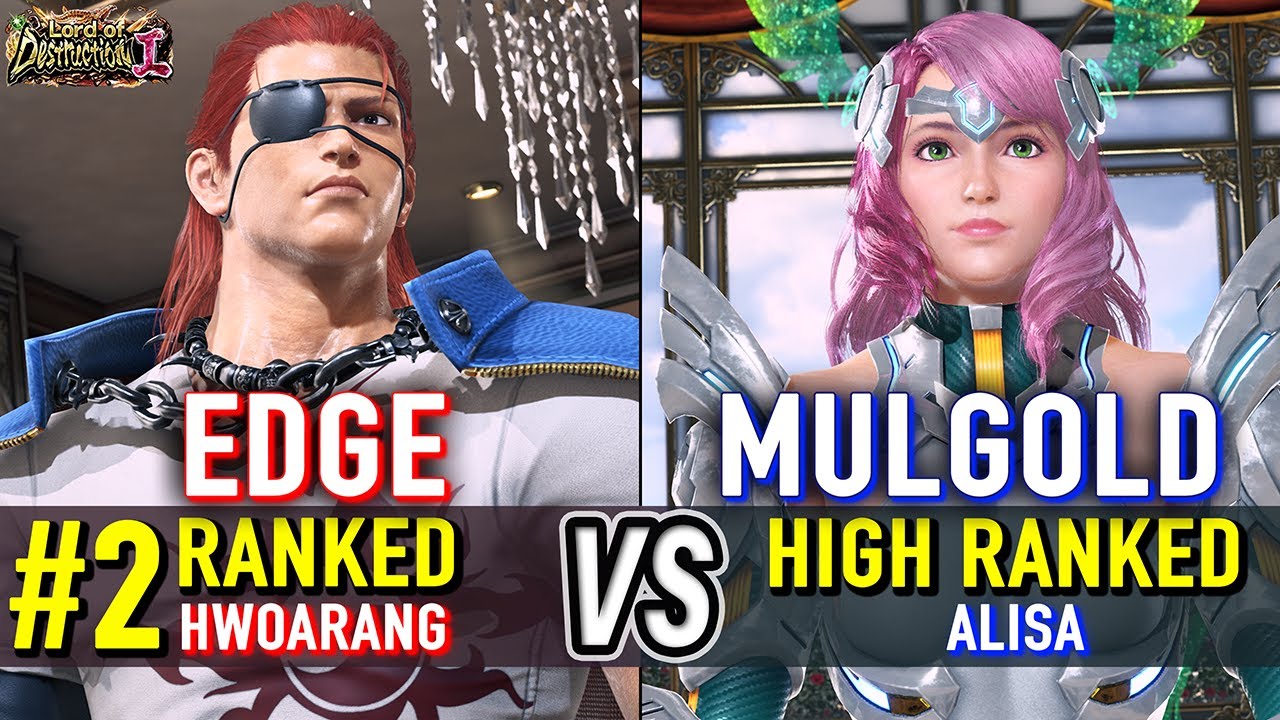 T8 🔥 EDGE (#2 Ranked Hwoarang) vs MULGOLD (Alisa) 🔥 Tekken 8 High Level Gameplay
