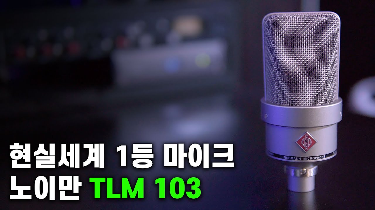 [컨덴서마이크]TLM 103 심층분석리뷰 _ 카드를 숨기고 보세요