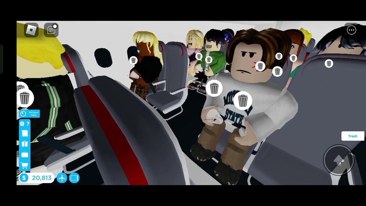 Roblox cabin crew simulator with it's raining tacos and moderate turbulence and baby crying