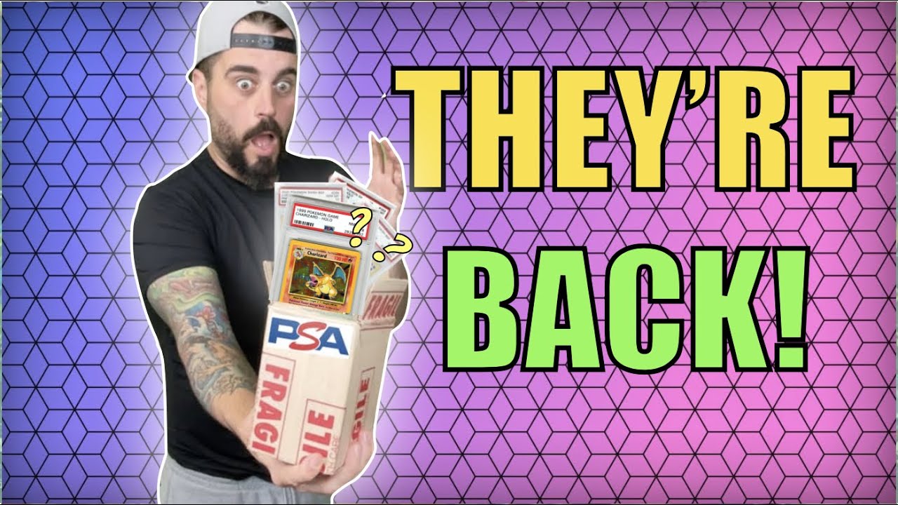 $100 PER CARD TO GRADE?!  Express PSA Pokemon Card Return with MULTIPLE Charizards!
