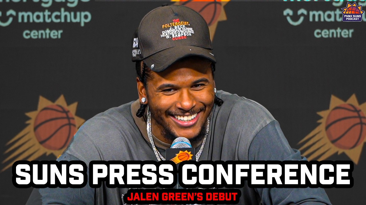 Jalen Green on his DEBUT With The Phoenix Suns + Jordan Ott on Devin Booker & Green