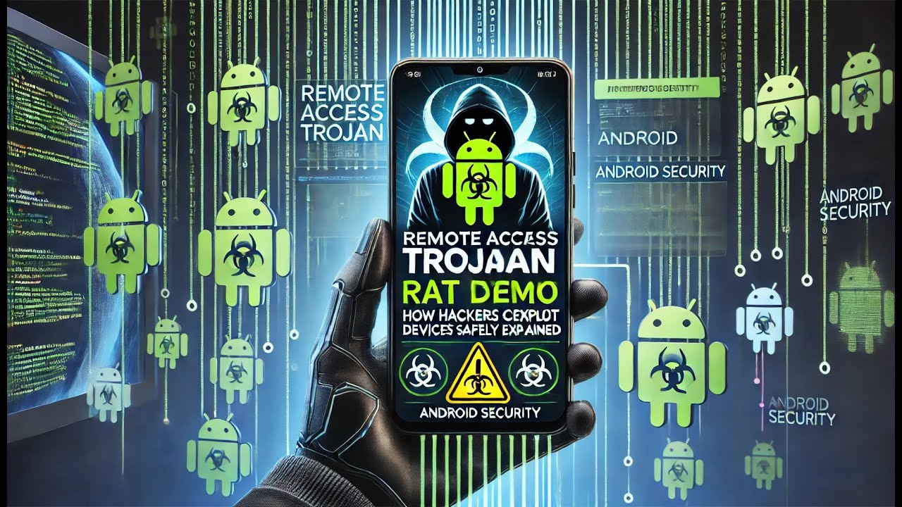⭐ How Hackers Hijack Phones: Real Remote Access Trojan (RAT) Demonstration Explained