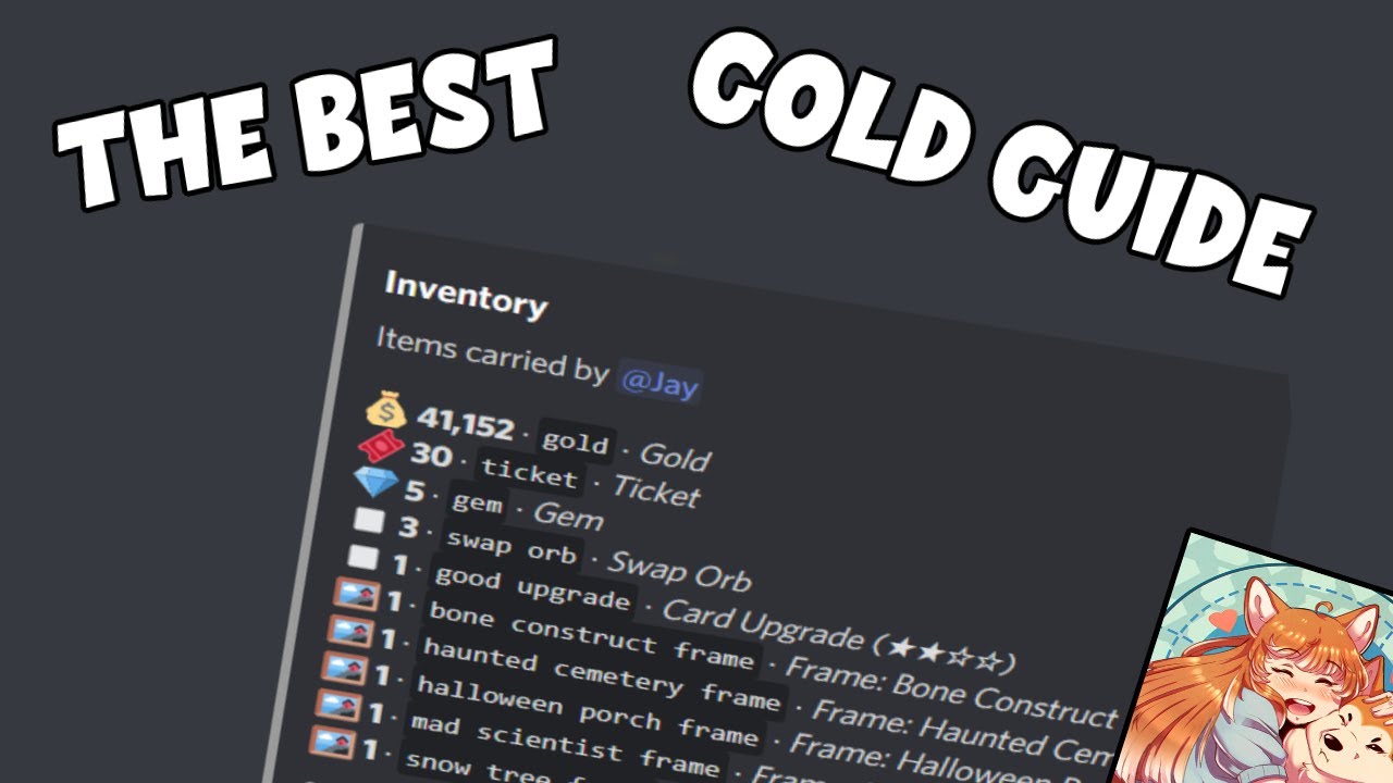 The BEST Karuta Gold Guide | Karuta Bot