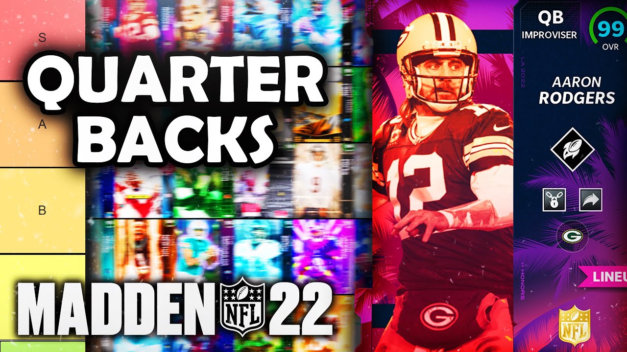RANKING the BEST Quarterbacks in Madden 22 Ultimate Team (Tier List)