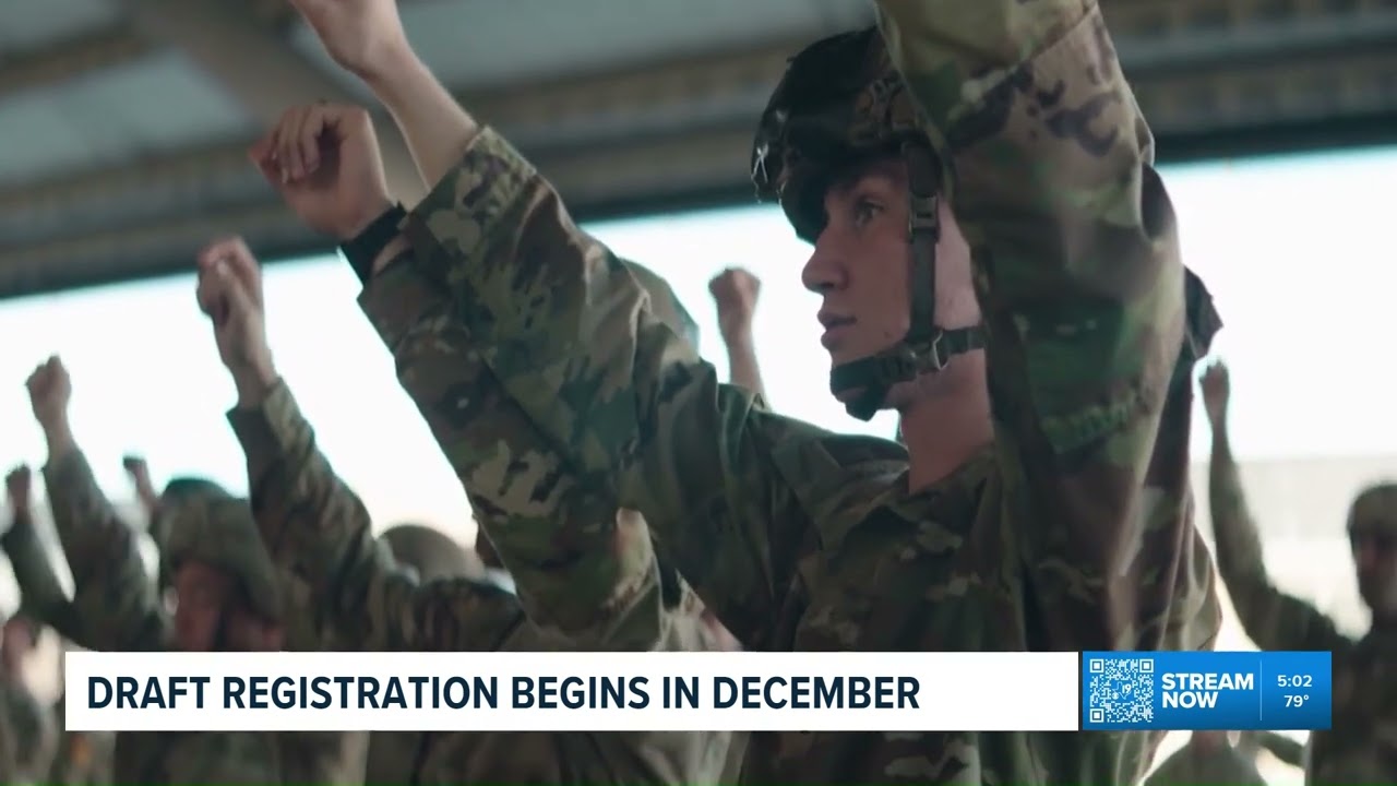 Automatic registration for US military draft will likely start in December