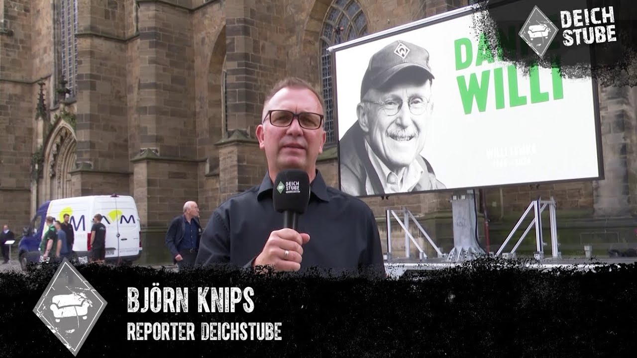 „Unglaubliche Gänsehaut“: Werder & Bremen gedenken Willi Lemke - die bewegende Trauerfeier im Video