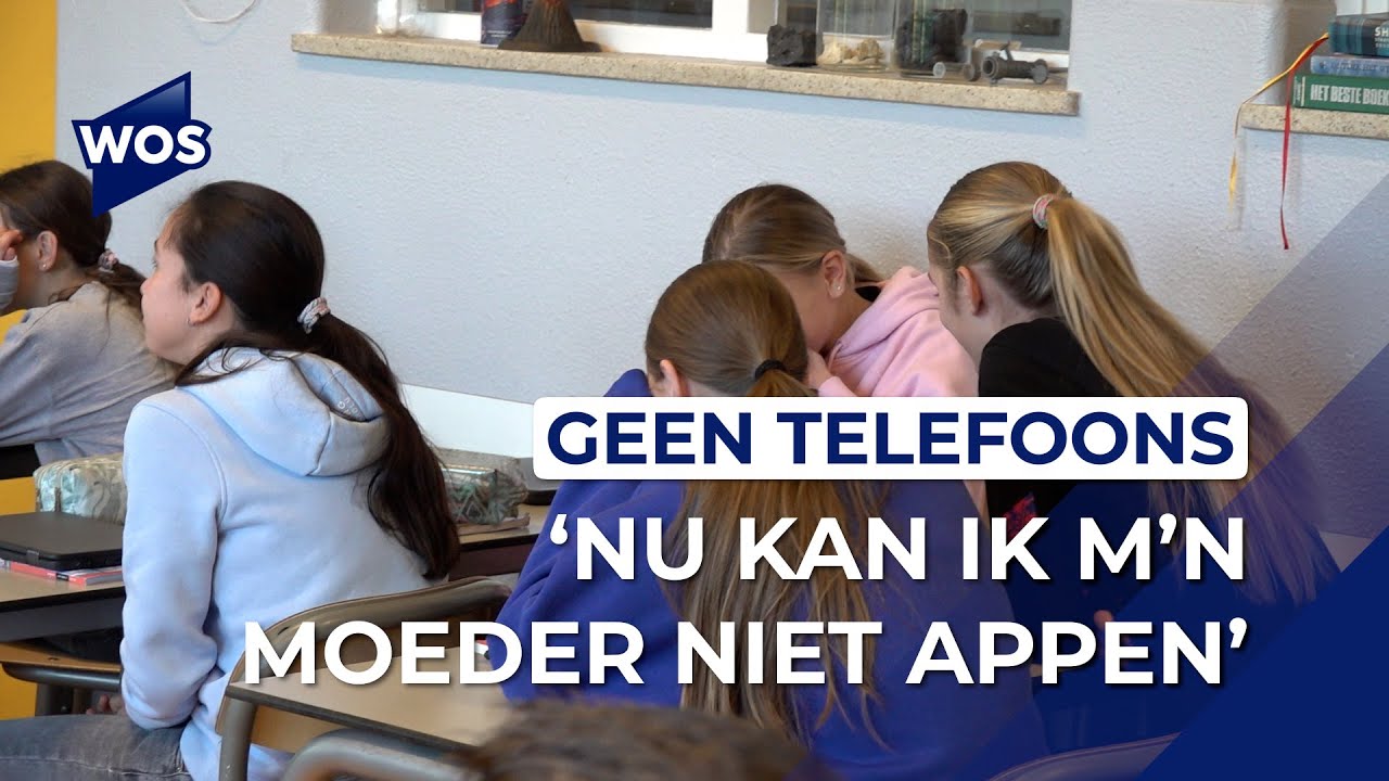 Mobieltjes niet meer toegestaan in de klas