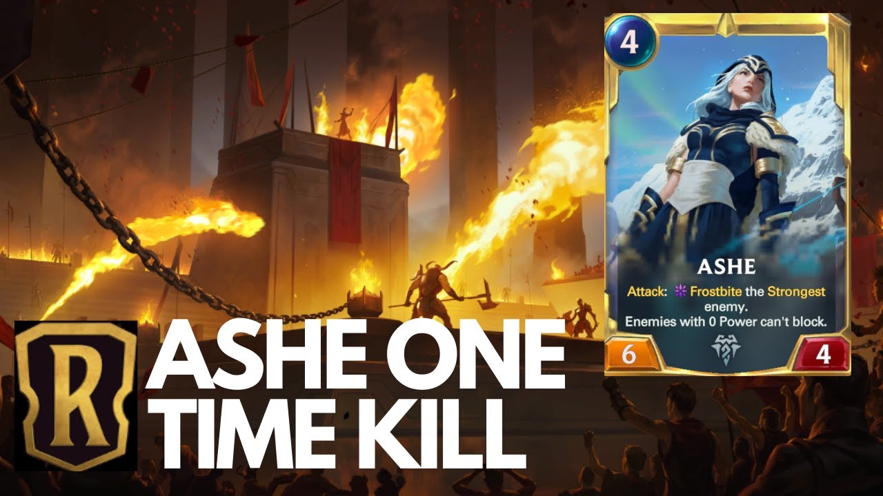 LOR: Ashe Revamped Deck For Rank Climb I Legends of Runeterra Decks