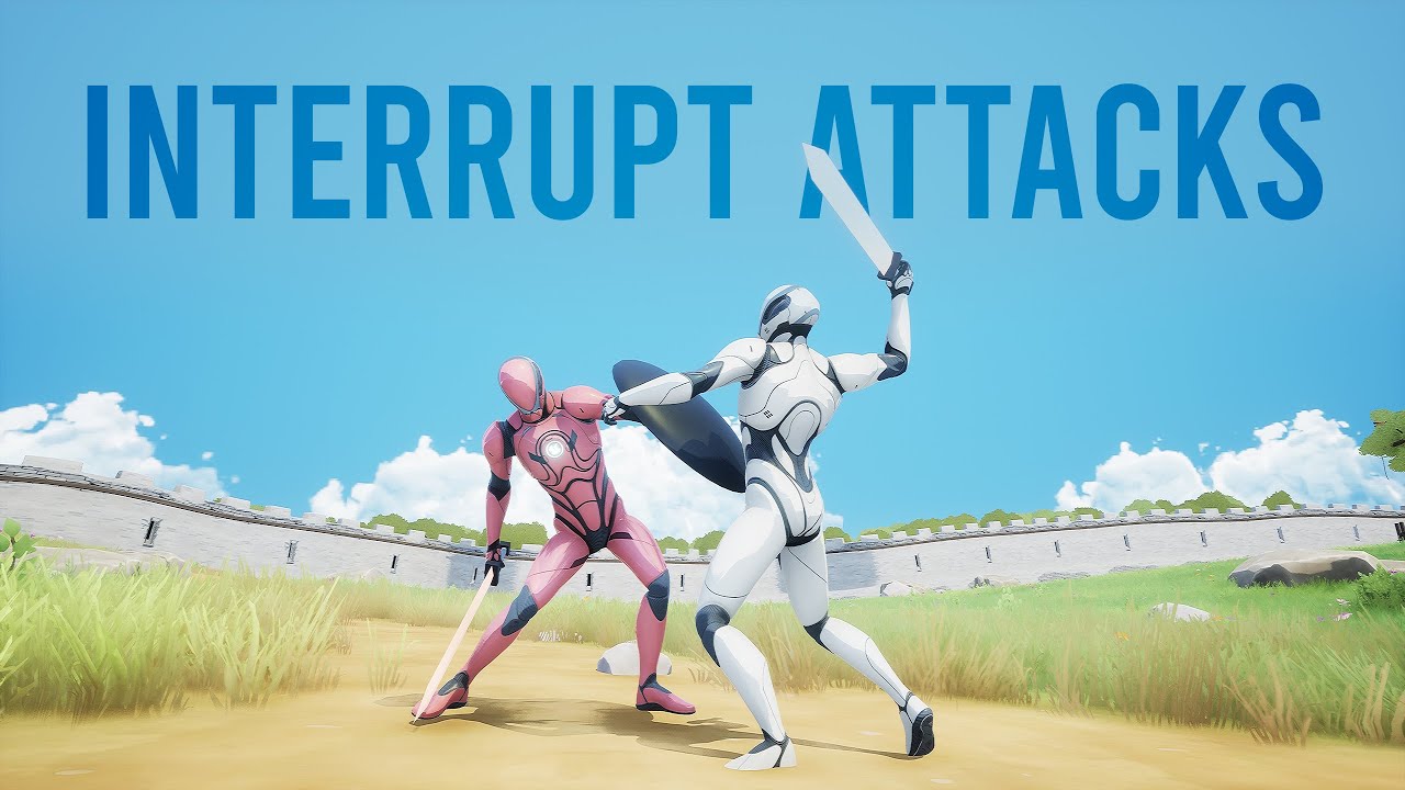 Unreal Engine Melee Combat - Interrupt Attacks -  Action RPG #38