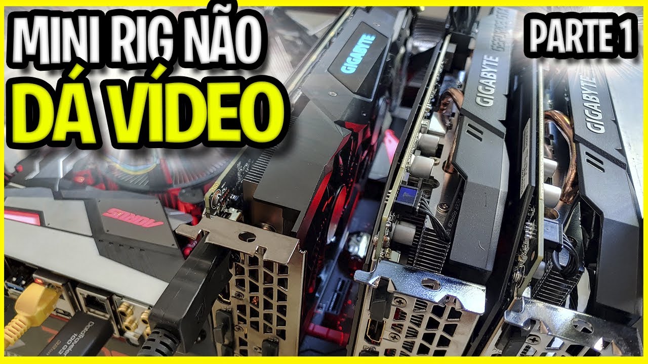 🔥 (PARTE 1) MINI RIG DE MINERAÇÃO QUE NÃO DÁ VÍDEO - MINERAR ETHEREUM - MiniRig de mineração