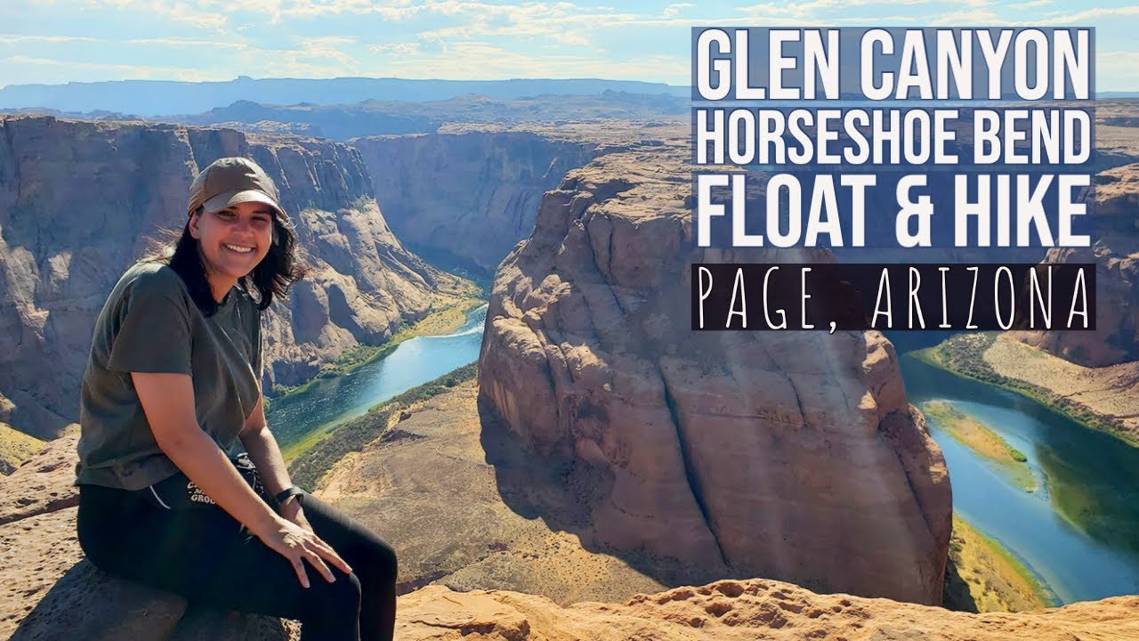 Horseshoe Bend & Glen Canyon Hike and Rafting Trip: Colorado River near Grand Canyon in Page, AZ.