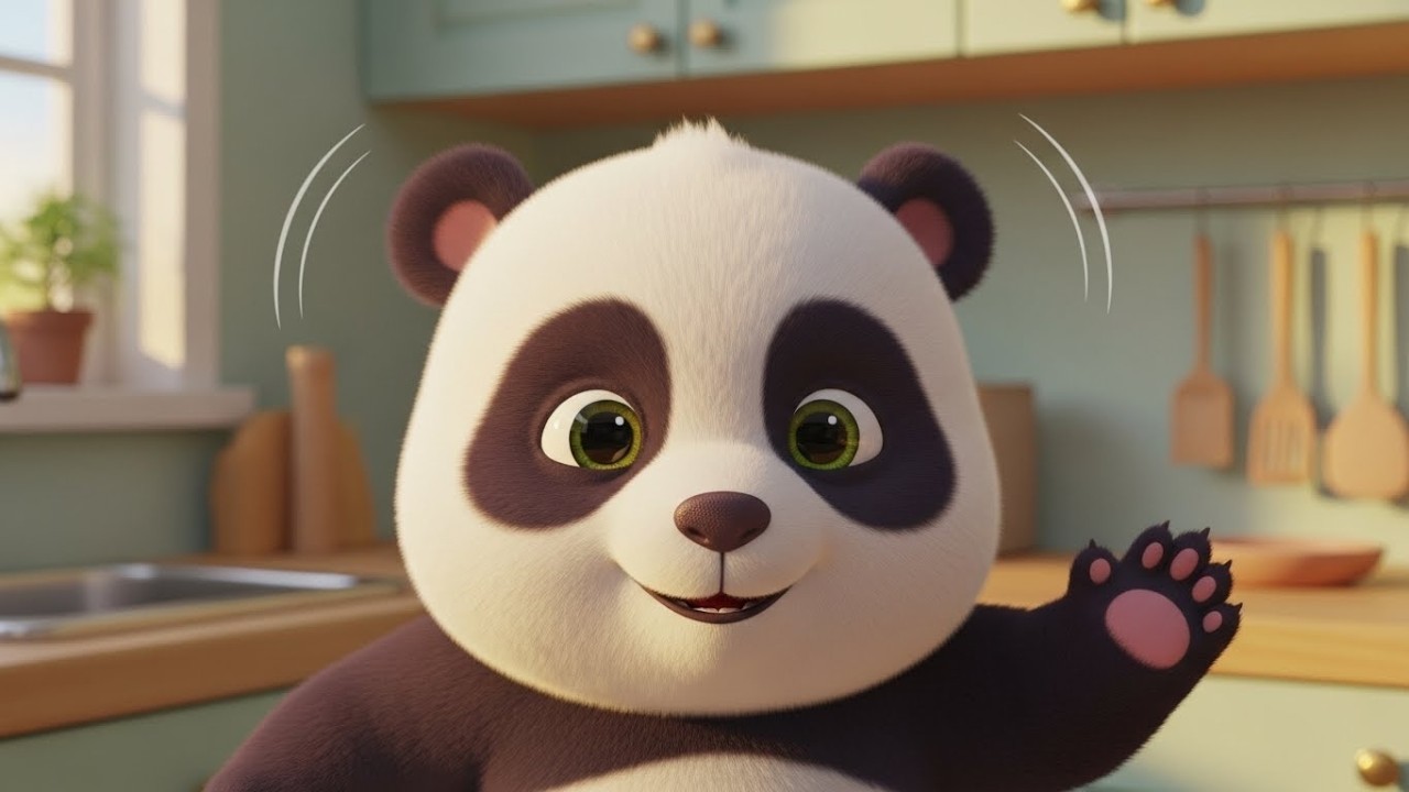 Завтрак-танец маленькой панды «Ням-ням» 🐼🥣🥢 | Мультфильм для детей и весёлые приключения
