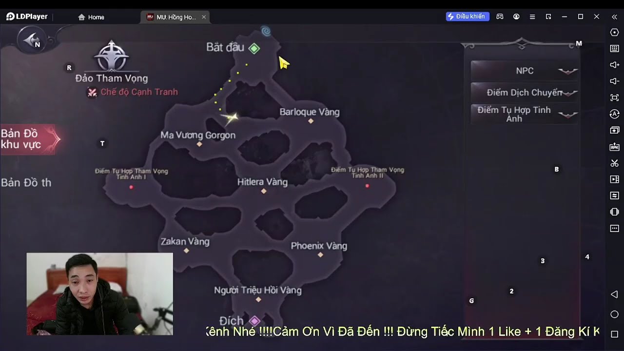 MU: Blood Blade -MU hồng hoả đao : Định vị vị trí Tinh Thạch như HACK